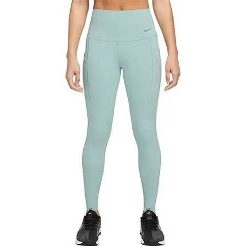 NWT Nike Universa Women's High-Waisted 7/8 Leggings - XL (Mineral)‎
